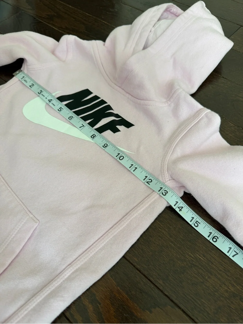 Nike Kids Pink Hoodie with Swoosh Logo